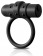 Черное перезаряжаемое эрекционное кольцо Vibrating Silicone C-Ring - Pipedream - во Владивостоке купить с доставкой