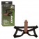 Коричневый фаллопротез Life-Like Extension with Harness - 17,75 см. - California Exotic Novelties - купить с доставкой во Владивостоке
