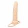 Телесная перезаряжаемая вибронасадка для двойного проникновения Rechargeable Dual Penetrator - California Exotic Novelties - купить с доставкой во Владивостоке