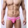 Розовые мужские трусы-брифы с вырезами и леопардовым рисунком - Cockcon купить с доставкой Розовые мужские трусы-брифы с вырезами и леопардовым рисунком - Cockcon купить с доставкой