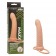 Телесная насадка для двойного проникновения Rechargeable Ribbed Dual Penetrator с вибрацией - California Exotic Novelties - купить с доставкой во Владивостоке