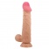 Телесный фаллоимитатор с эффектом скользящей кожи - 24 см. - Baile