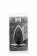 Чёрная анальная пробка BOOTYFUL ANAL PLUG MEDIUM BLACK - 9,8 см. - Dream Toys