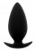 Чёрная анальная пробка BOOTYFUL ANAL PLUG MEDIUM BLACK - 9,8 см. - Dream Toys