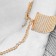 Дизайнерские золотистые наручники Desir Metallique Handcuffs Bijoux - Bijoux Indiscrets - купить с доставкой во Владивостоке
