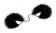 Перьевые наручники Za Za Zu Feather Handcuffs Bijoux - Bijoux Indiscrets - купить с доставкой во Владивостоке