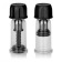 Чёрные помпы для сосков Nipple Play Vacuum Twist Suckers - California Exotic Novelties - купить с доставкой во Владивостоке